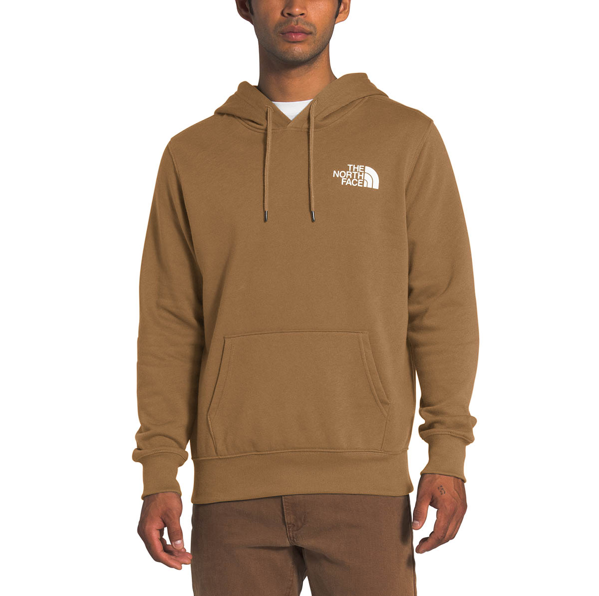 brown north face hoodie