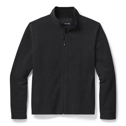 Men's 2024 Smartwool® Anchor Line Full-Zip Jacket in Charcoal Heather Size: XL