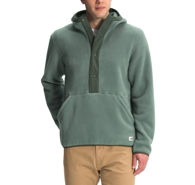 north face snap hoodie