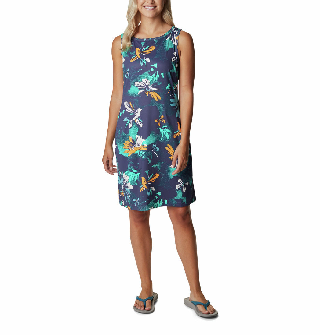 columbia women's chill river printed dress