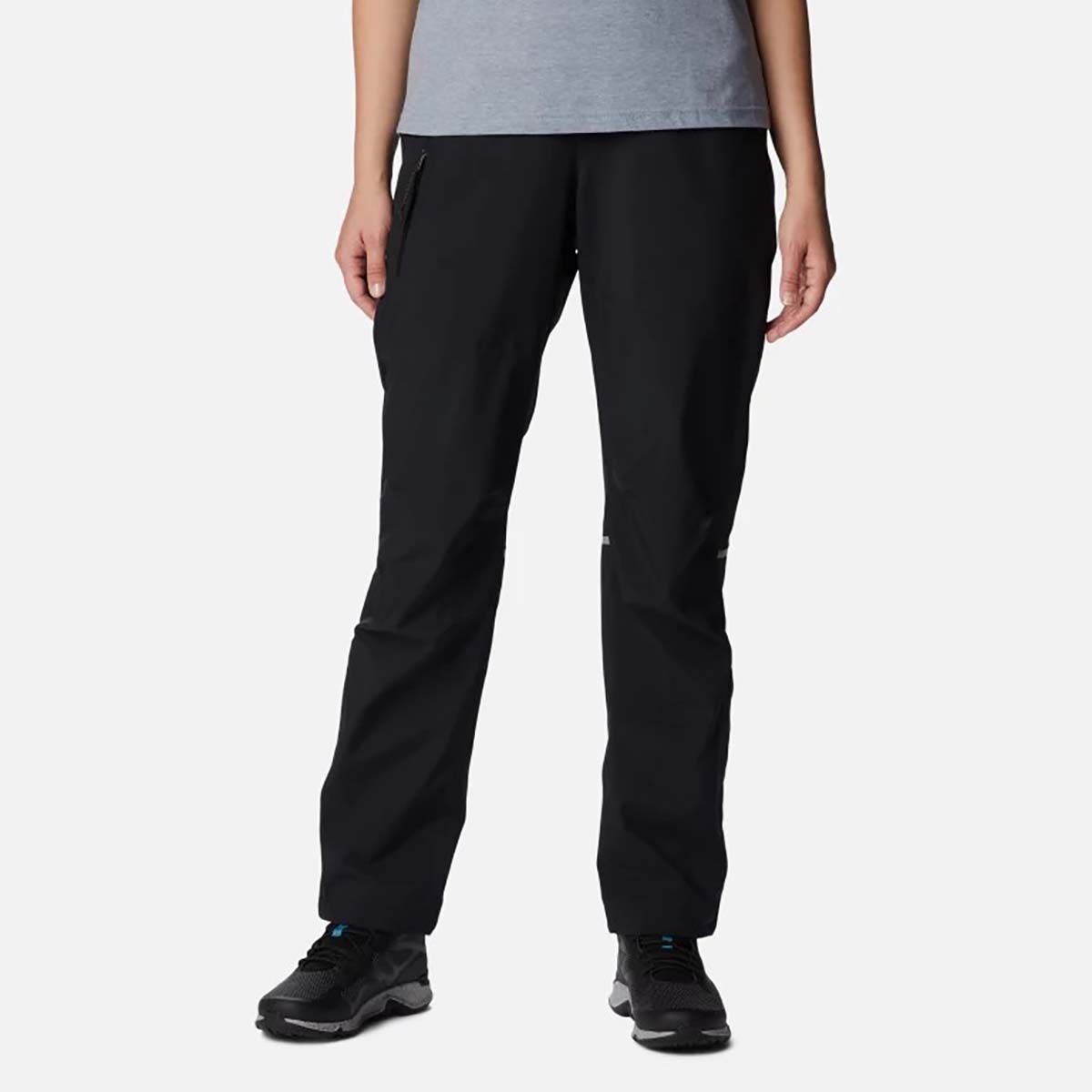 Columbia Hazy Trail Rain Pant Women s Black M Reg