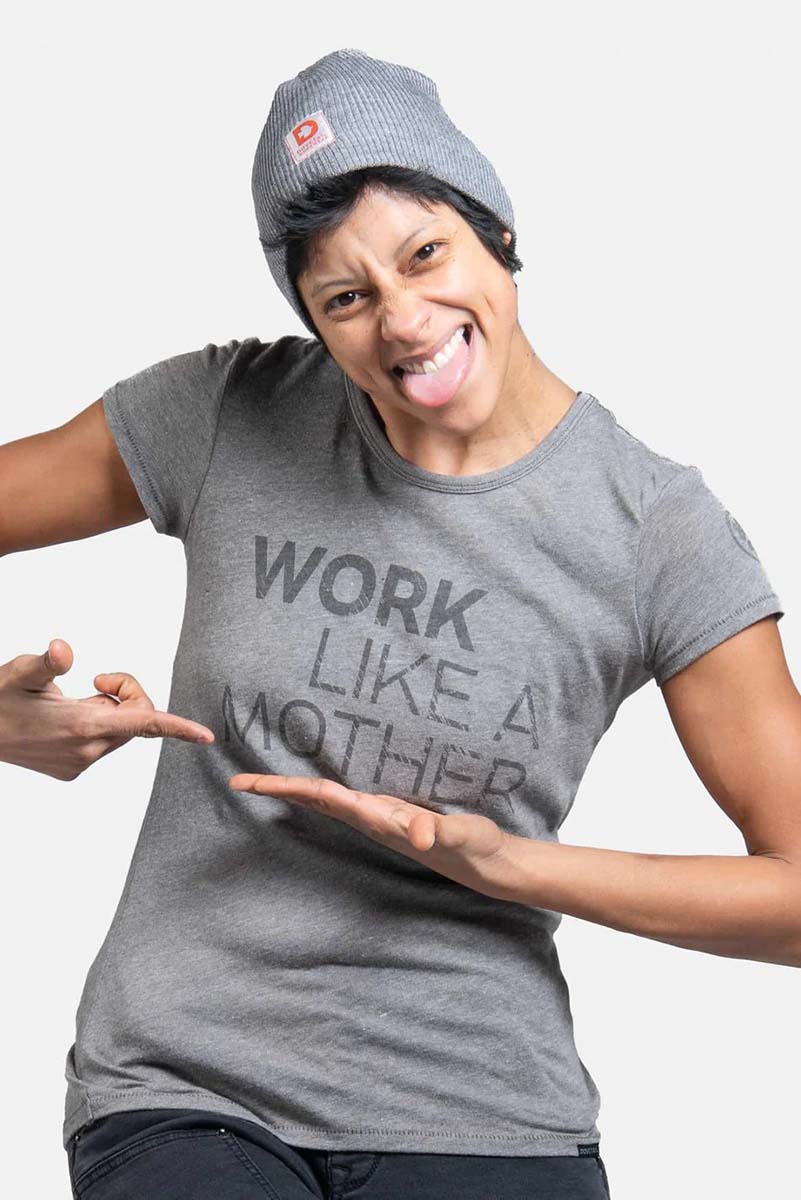 Dovetail Women's Work Like A Mother&trade; Crew Neck Tee