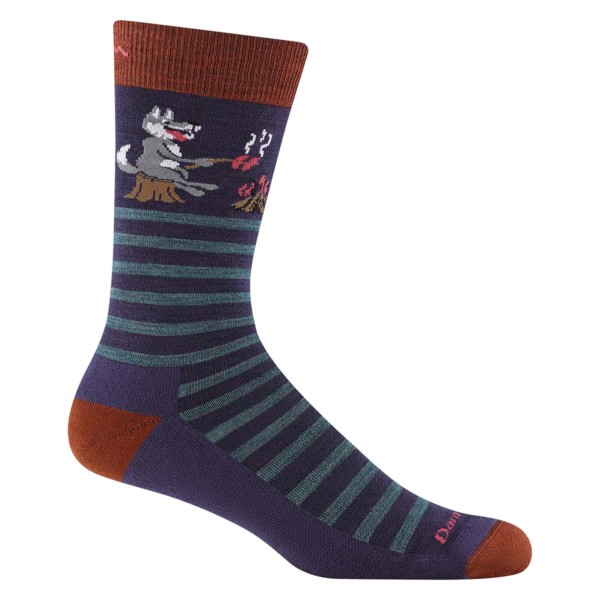 Darn Tough Men's Wild Life Crew Lightweight Lifestyle Sock