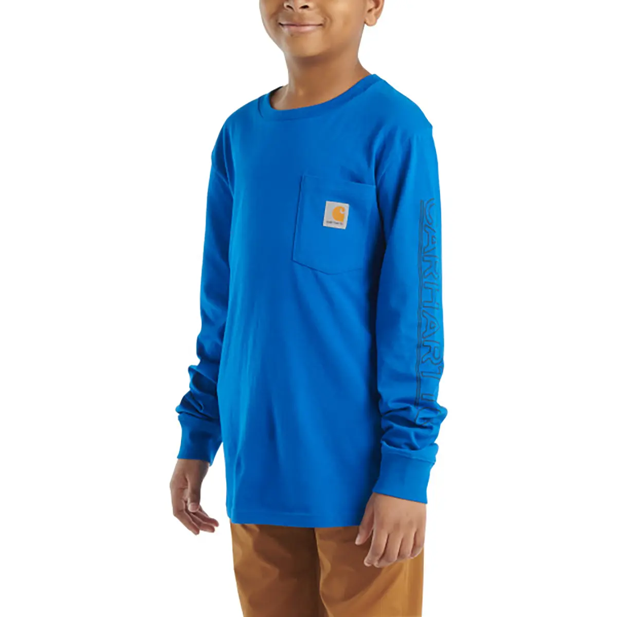 Carhartt Boys' Long Sleeve Graphic Pocket T-Shirt