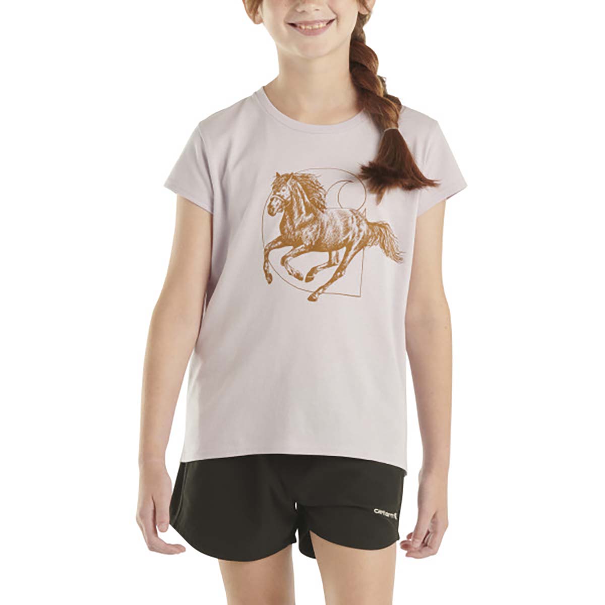 Carhartt Girls' Short Sleeve Horse T-Shirt