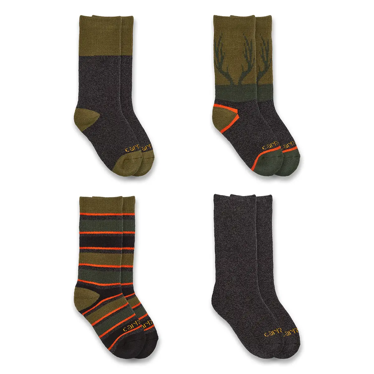 Kids' Heavyweight Crew Sock - 4 Pack