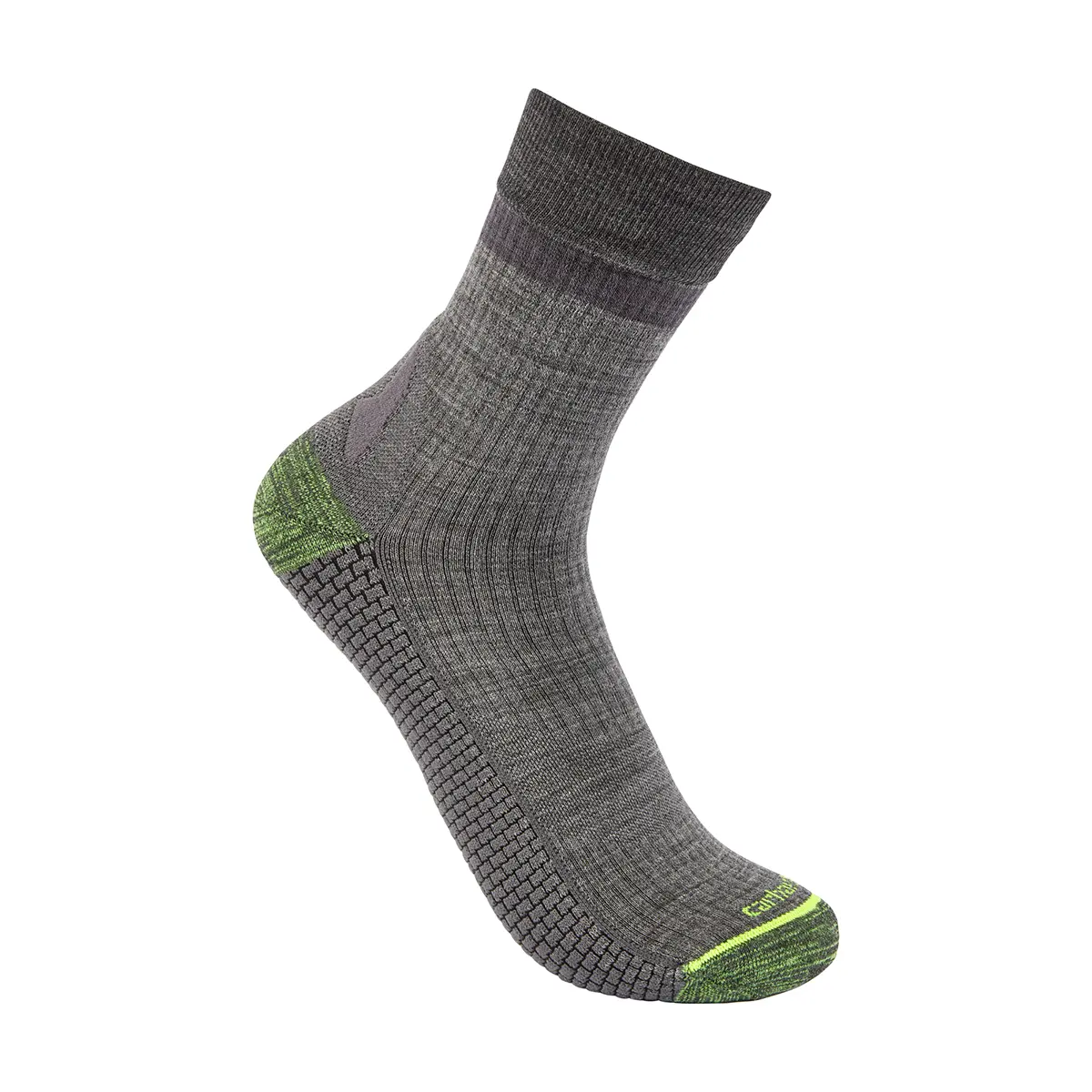 Carhartt Men's Force&reg; Grid Lightweight Merino Wool Blend Short Crew Sock