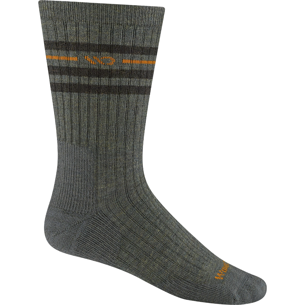 Wide Open Men's Vintage Stripe Cushioned Crew Socks