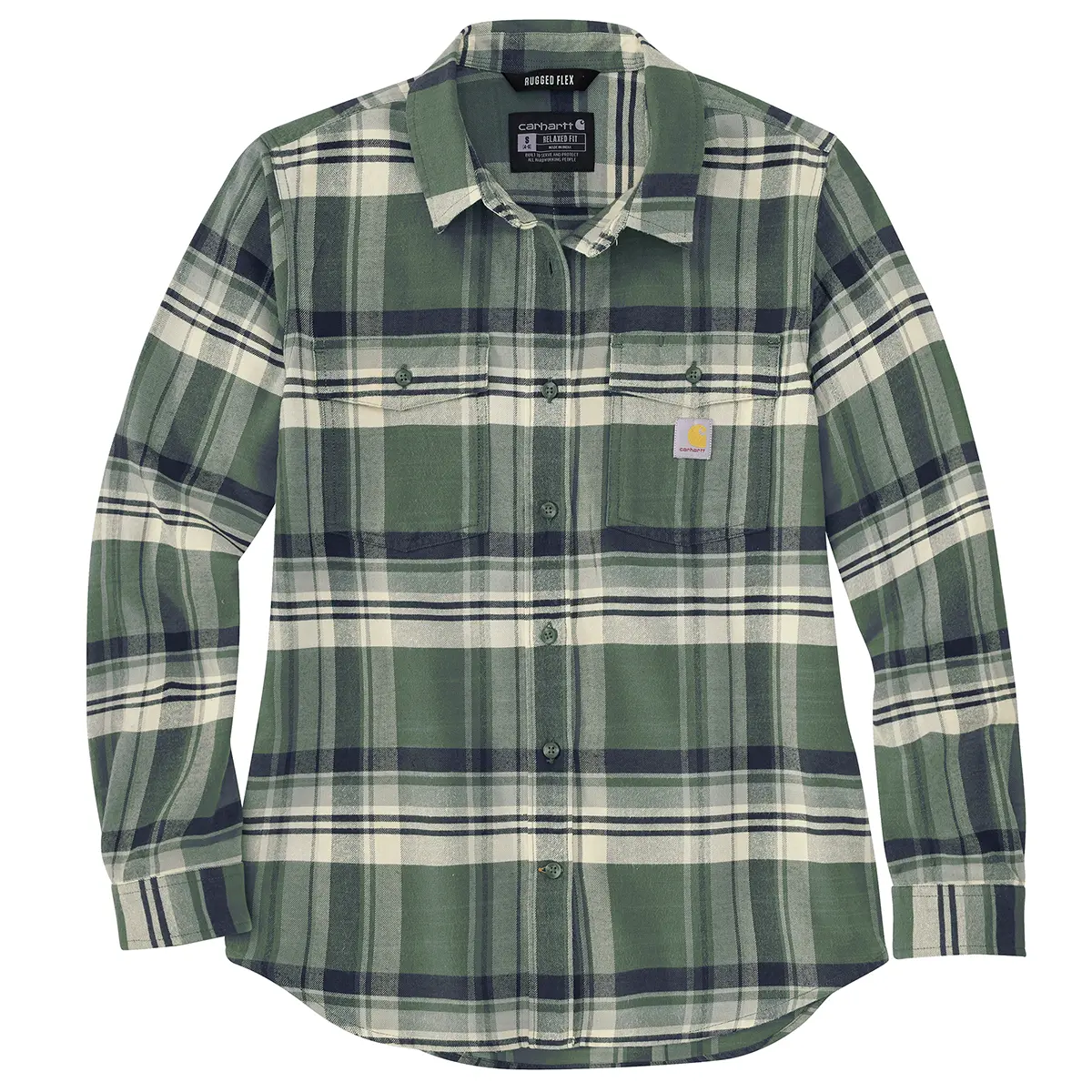 Carhartt women's flannel best sale