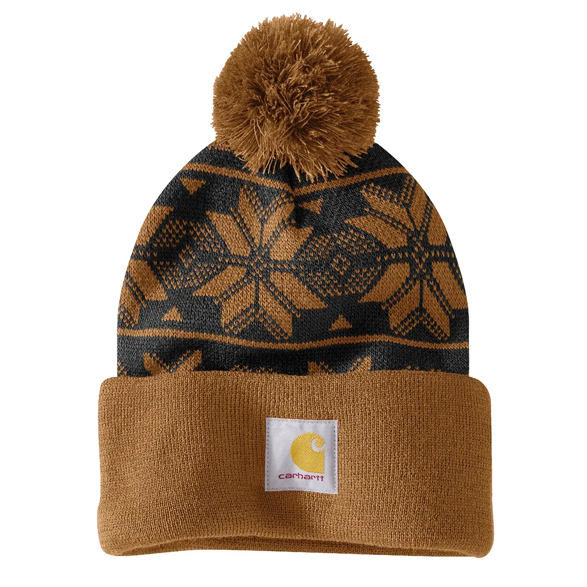 Carhartt Women's Knit Pom Jacquard Beanie