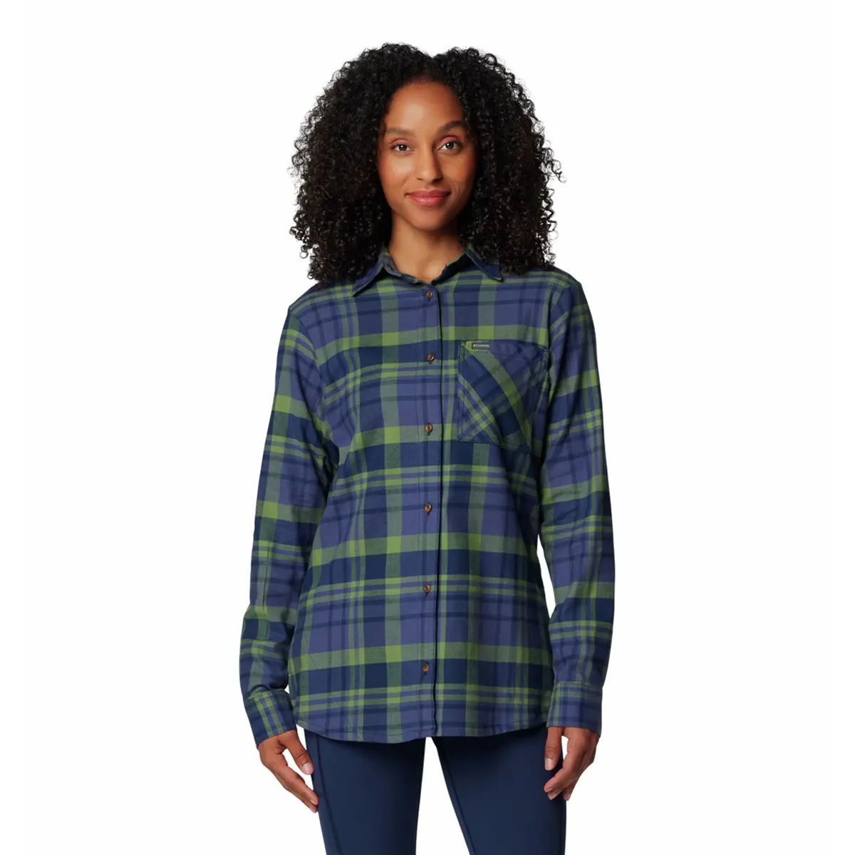 Columbia Women's Calico Basin&trade; Flannel Long Sleeve Shirt