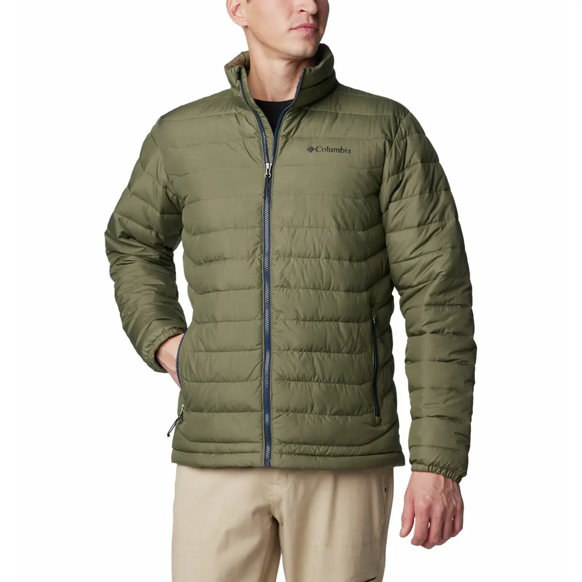 Columbia Men s Powder Lite II Jacket Stone Green 2XL