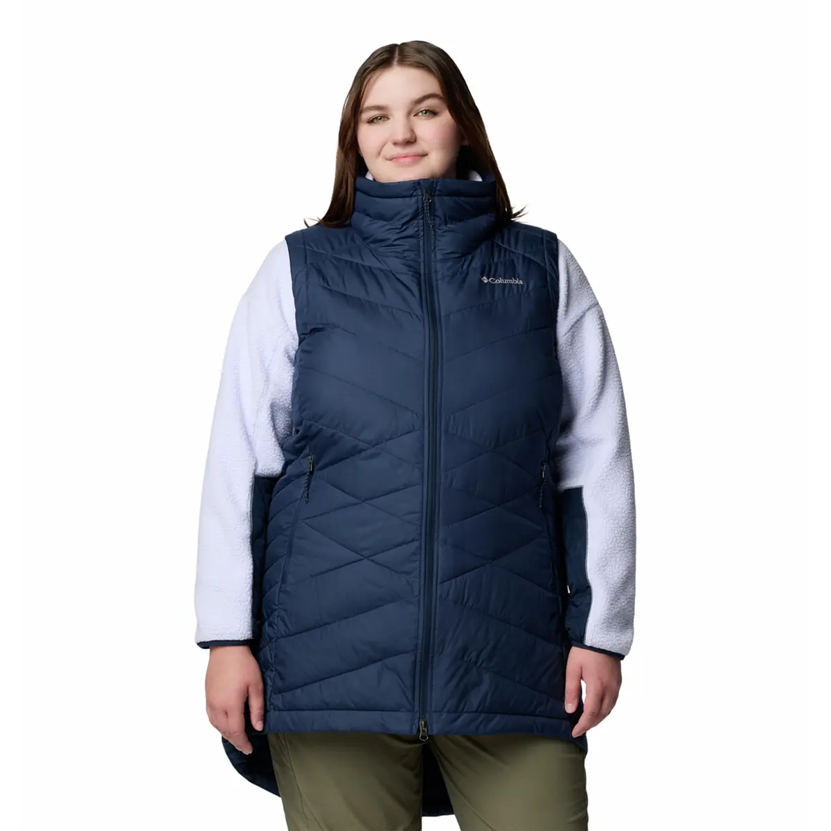 Columbia Women's Heavenly&trade; Long Vest - Plus Size