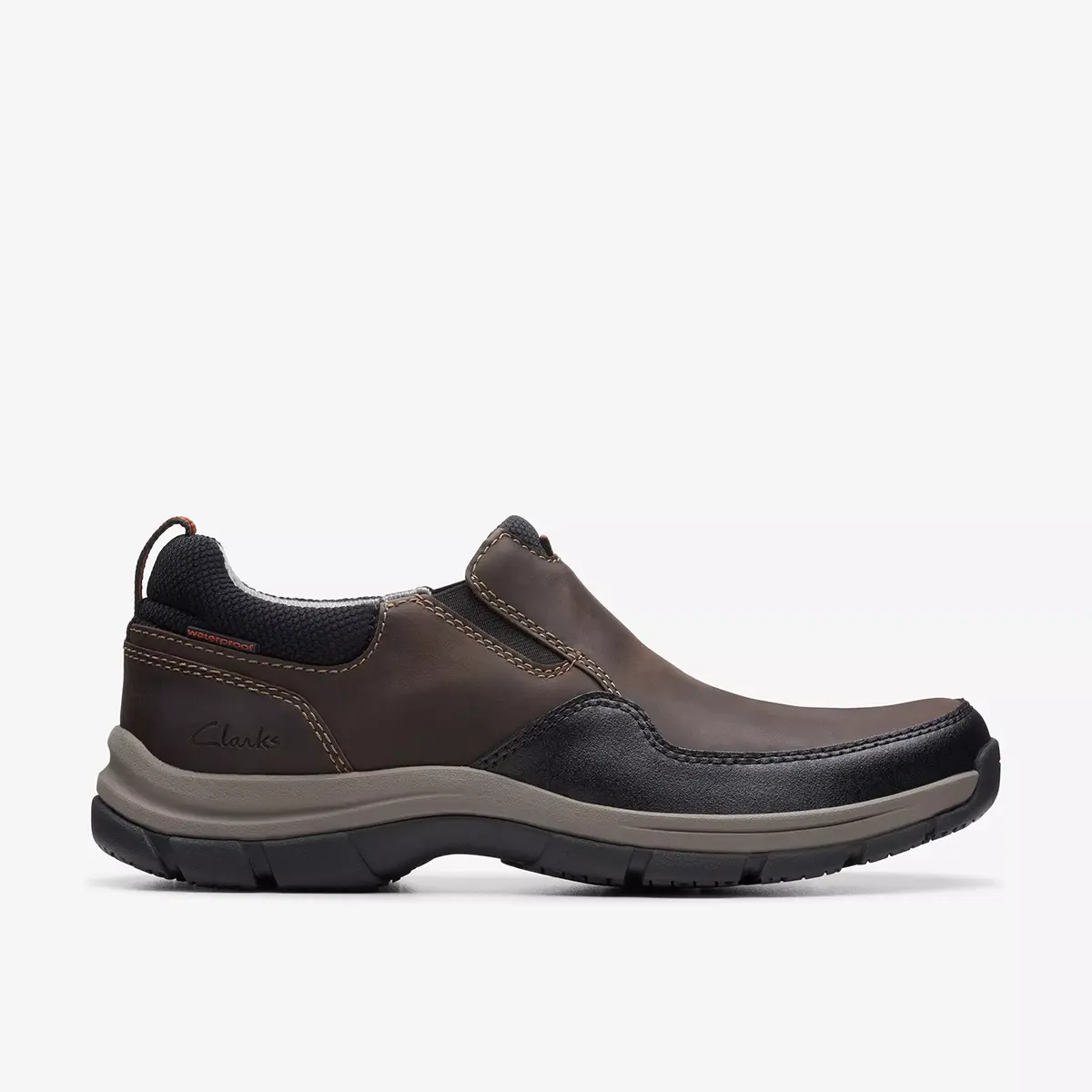 Clarks Men's Walpath Step - Dark Brown Leather