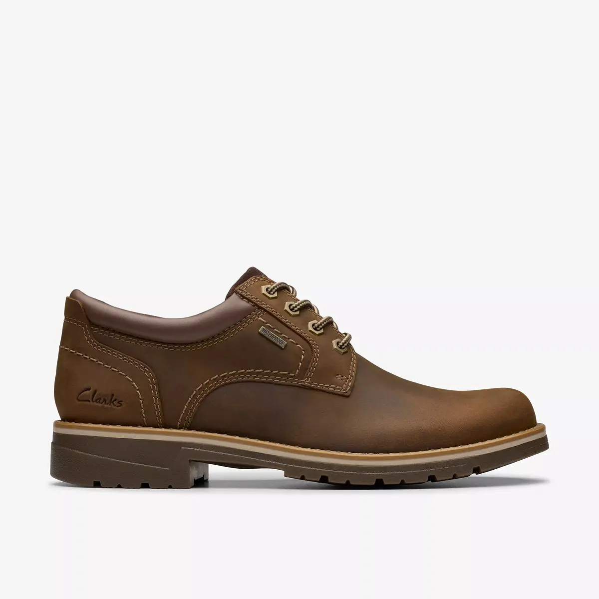 Clarks Men's Morwell Plain - Beeswax Leather