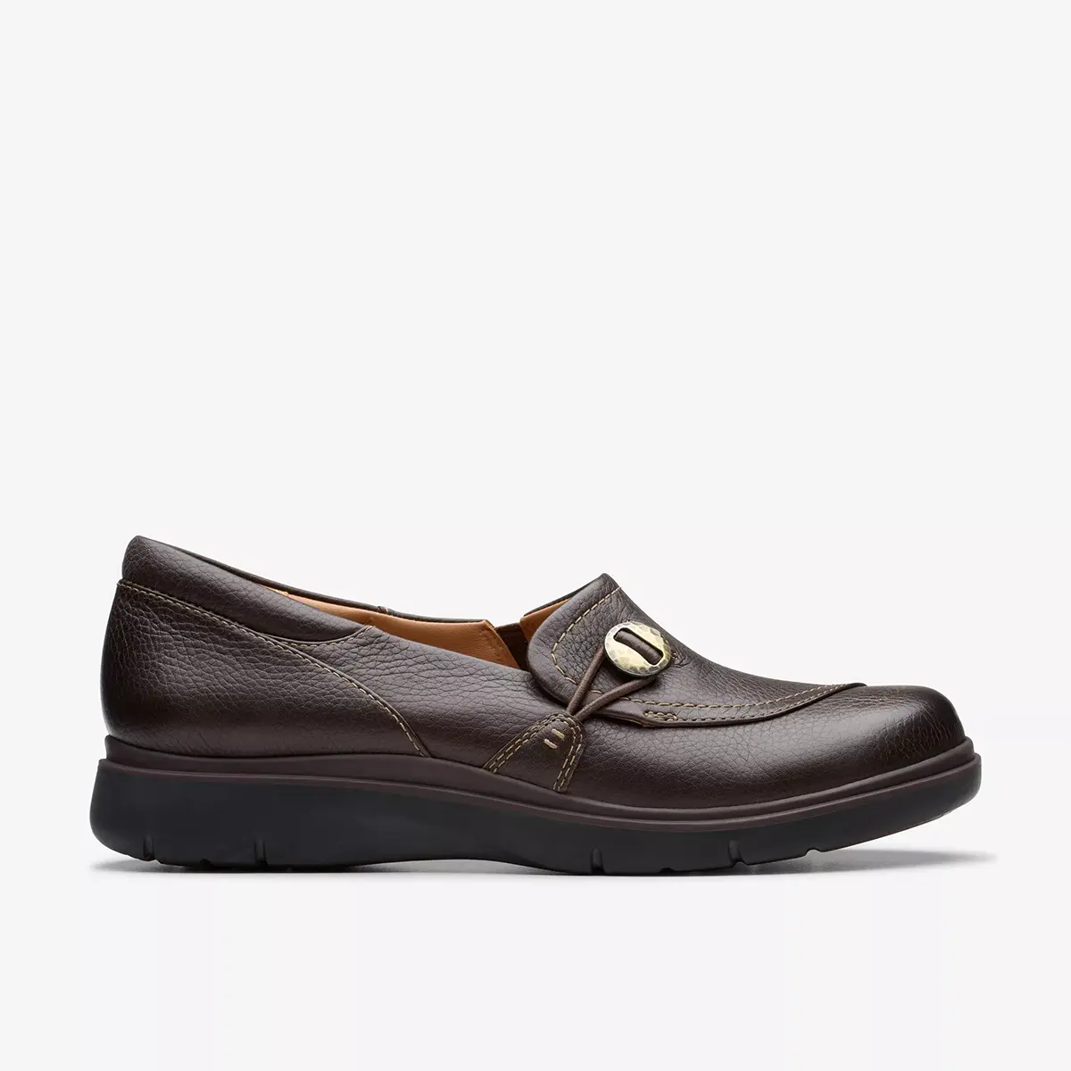 Clarks Women's Certina Ease - Dark Brown Leather