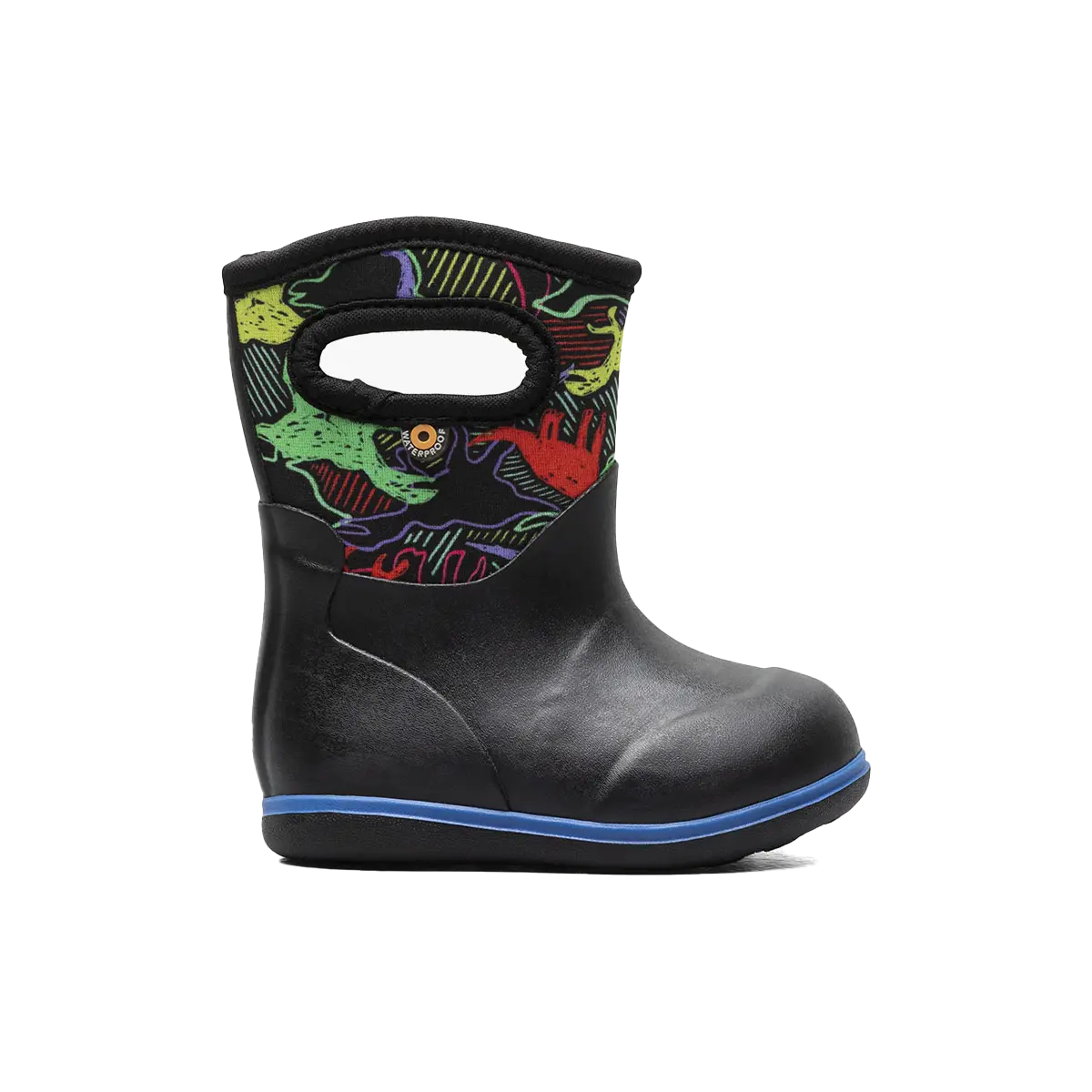 Bogs Baby Classic Neon Dino - Toddler Rainboots