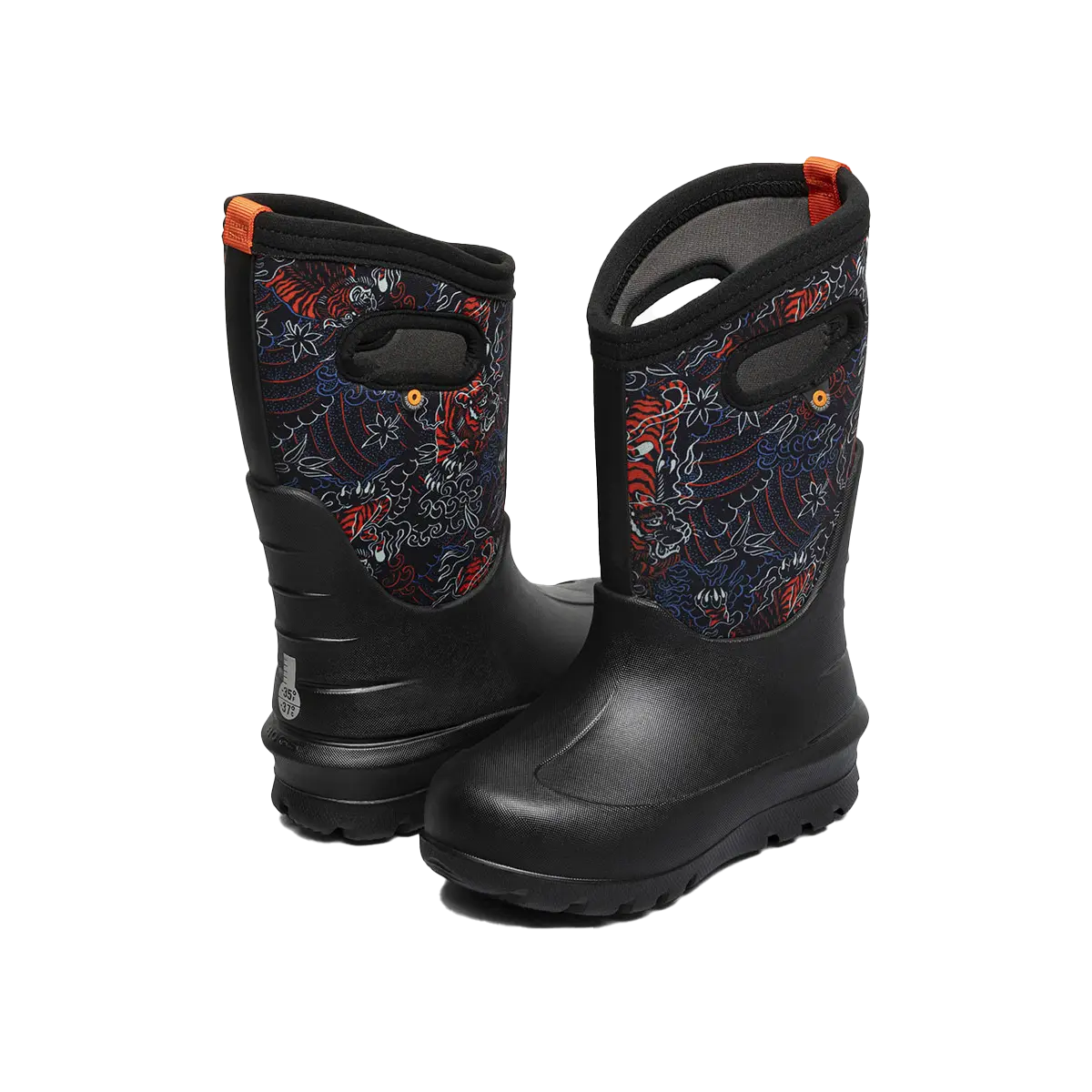 Bogs Kids' Neo-Classic Tiger- 3 Season Boots