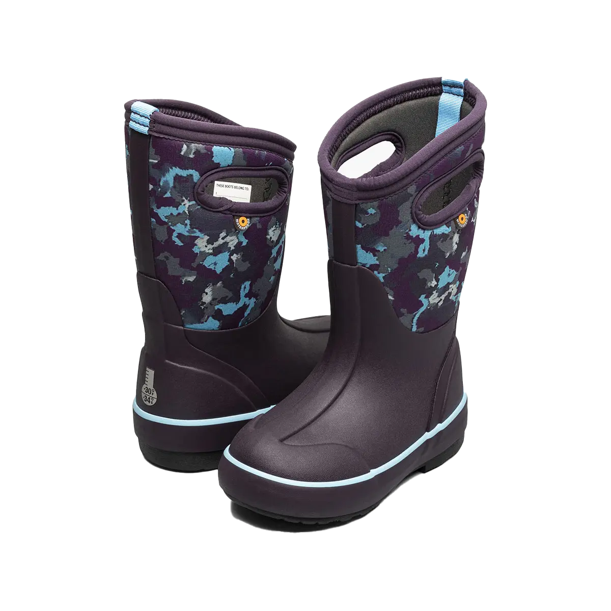 Bogs Kids' Classic II Camo Texture- 3 Season Boots