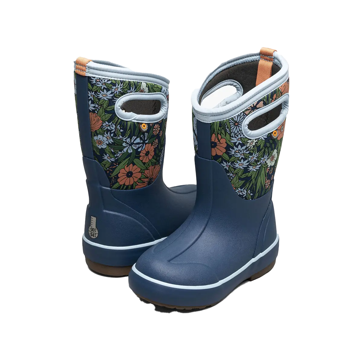 Bogs Kids' Clasiic II Vintage Floral - 3 Season Boots