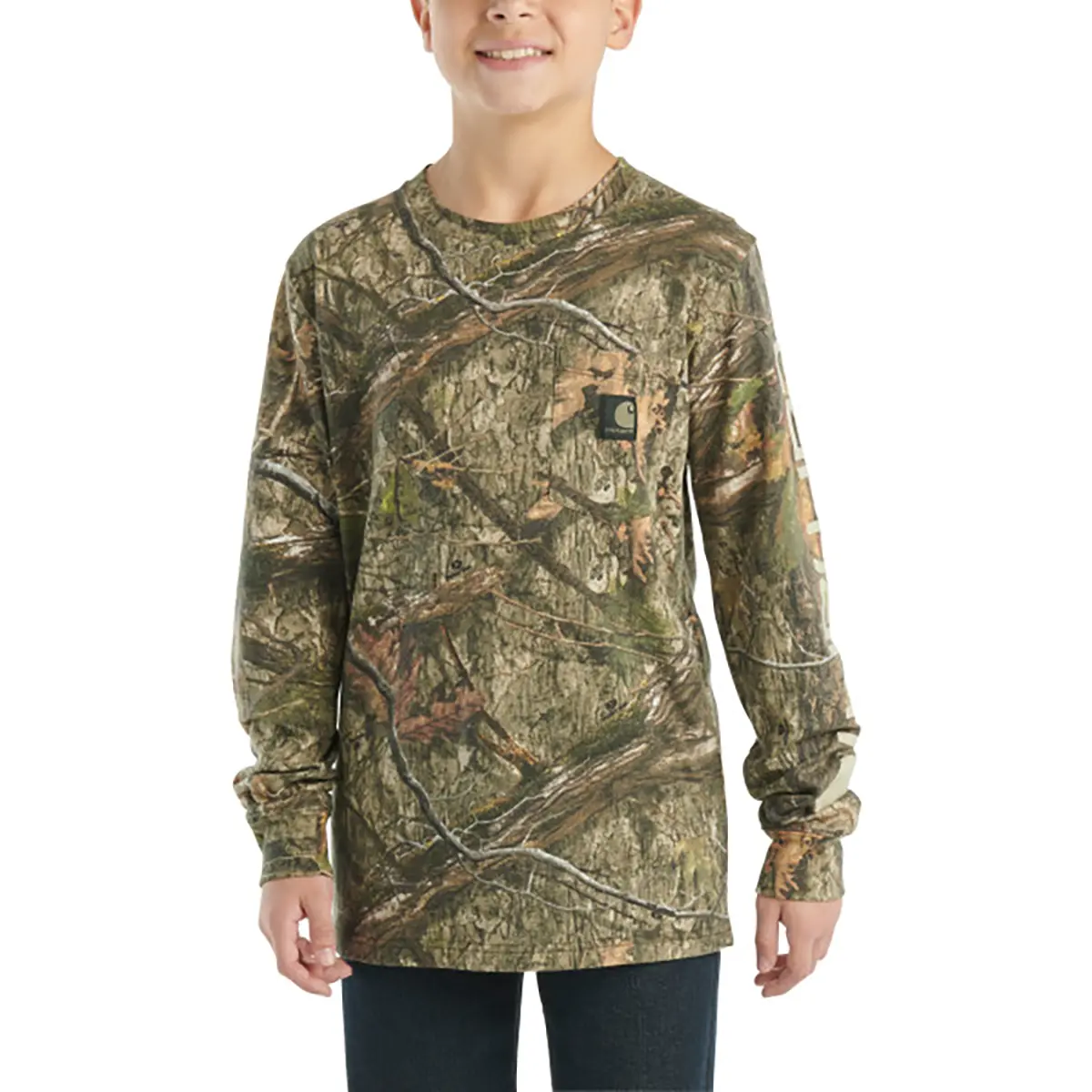 Carhartt L/S Camo Pocket T-Shirt Mossy Oak&reg.