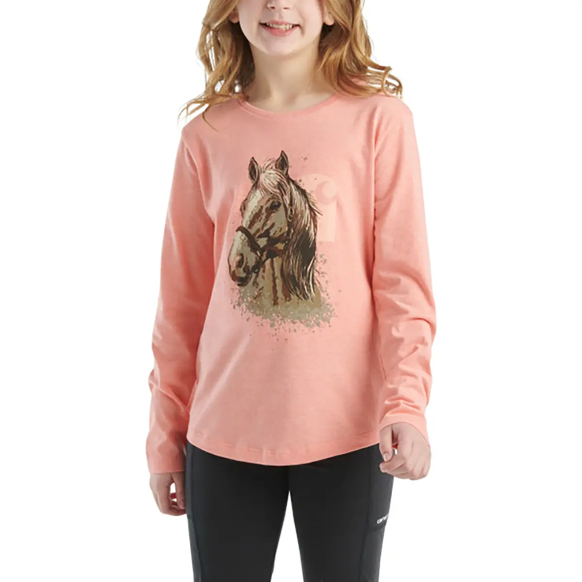 Carhartt Girls' L/S Horse T-Shirt