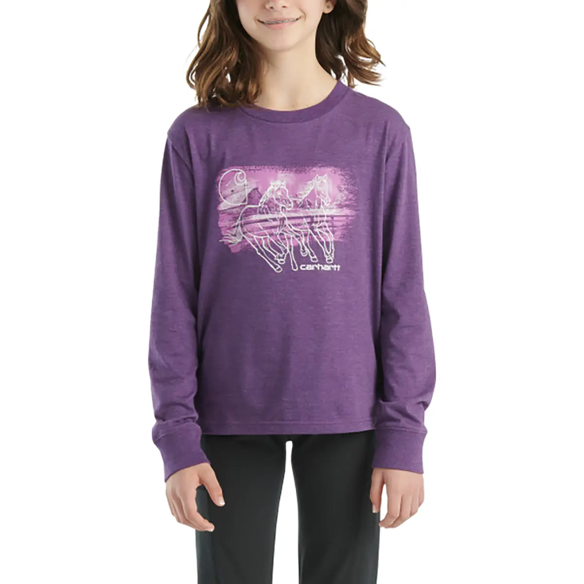 Carhartt Girls L/S Horse T-Shirt