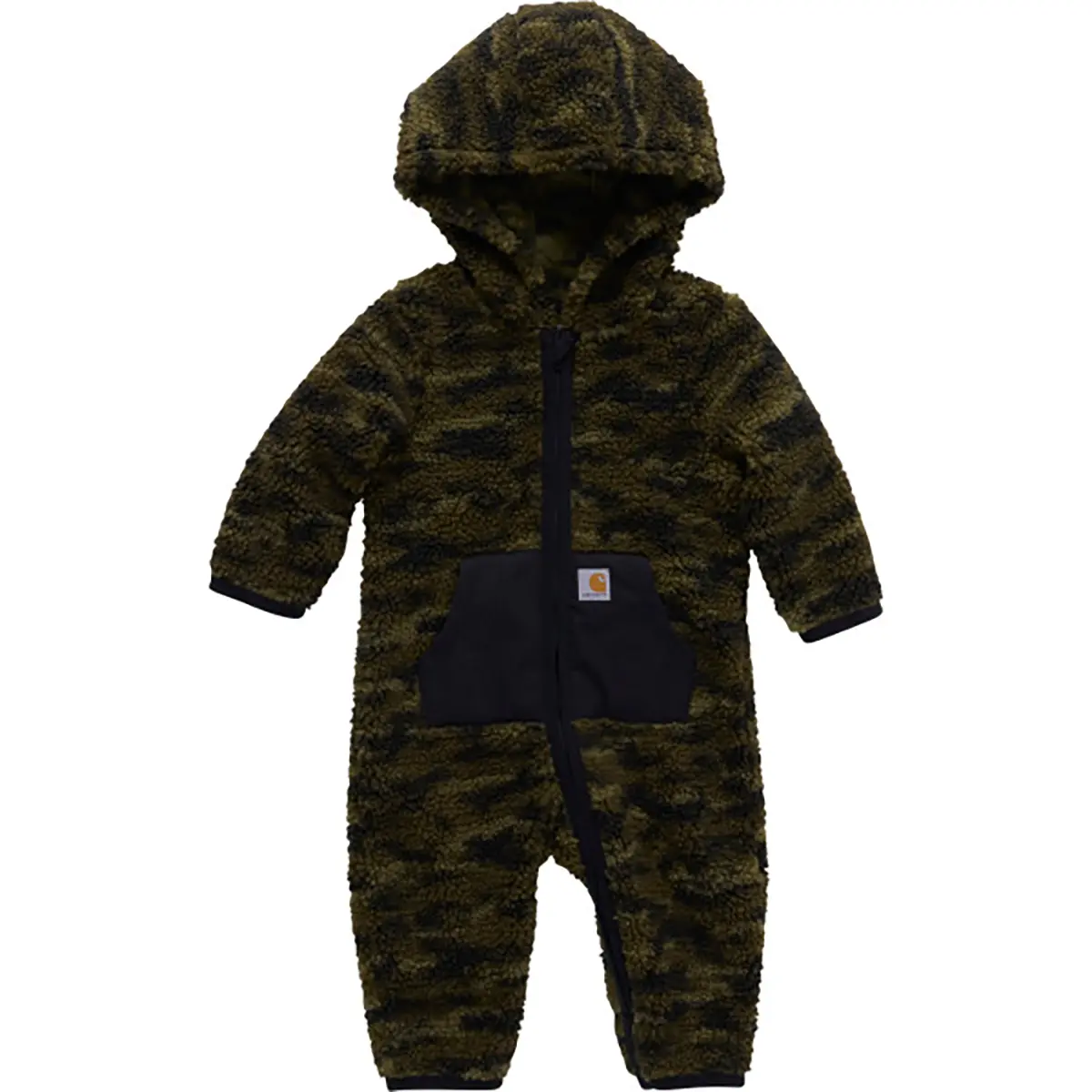 Carhartt Kids' Long Sleeve Zip-Front Printed Sherpa Coverall