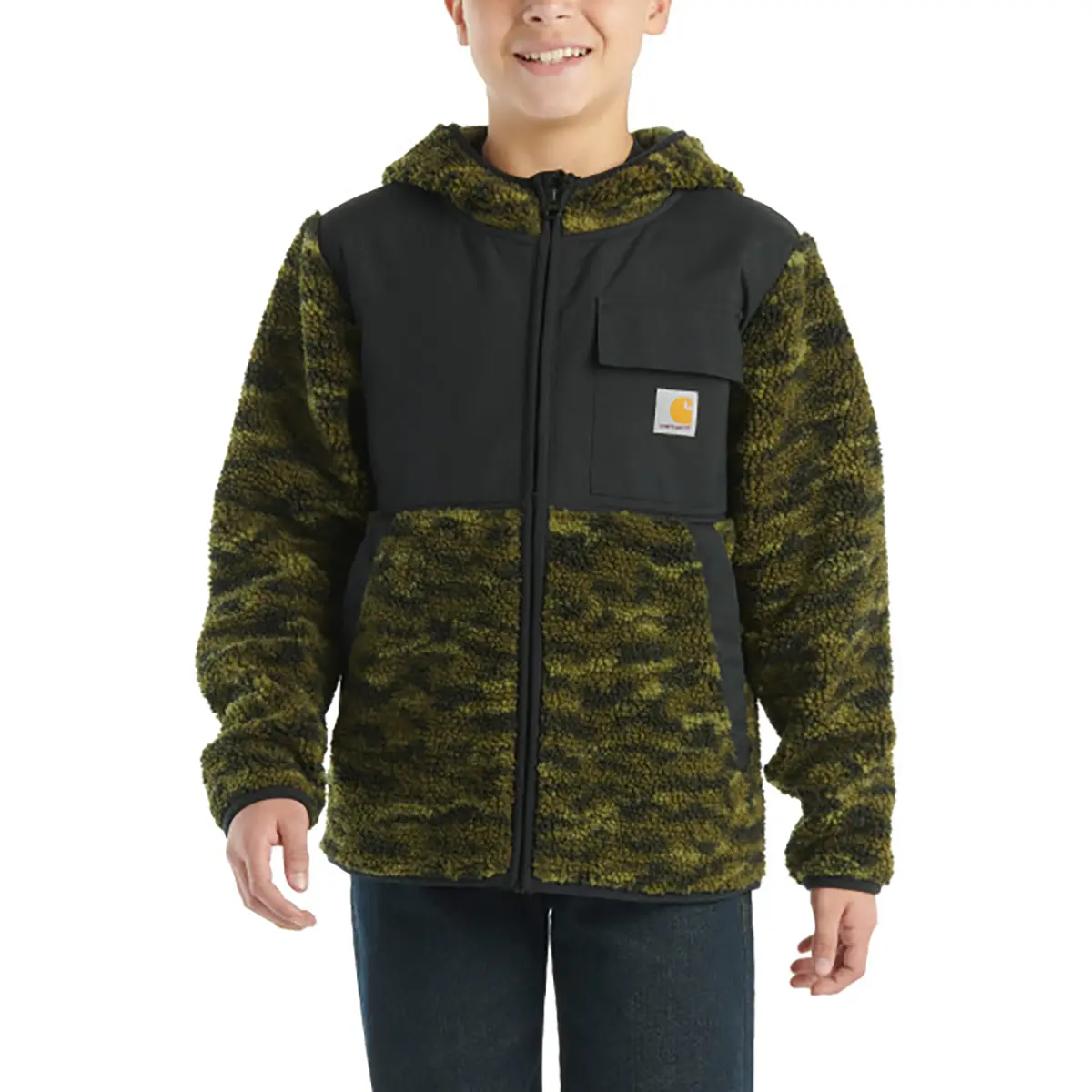 Carhartt Kids' Long Sleeve Full-Zip Sherpa Jacket