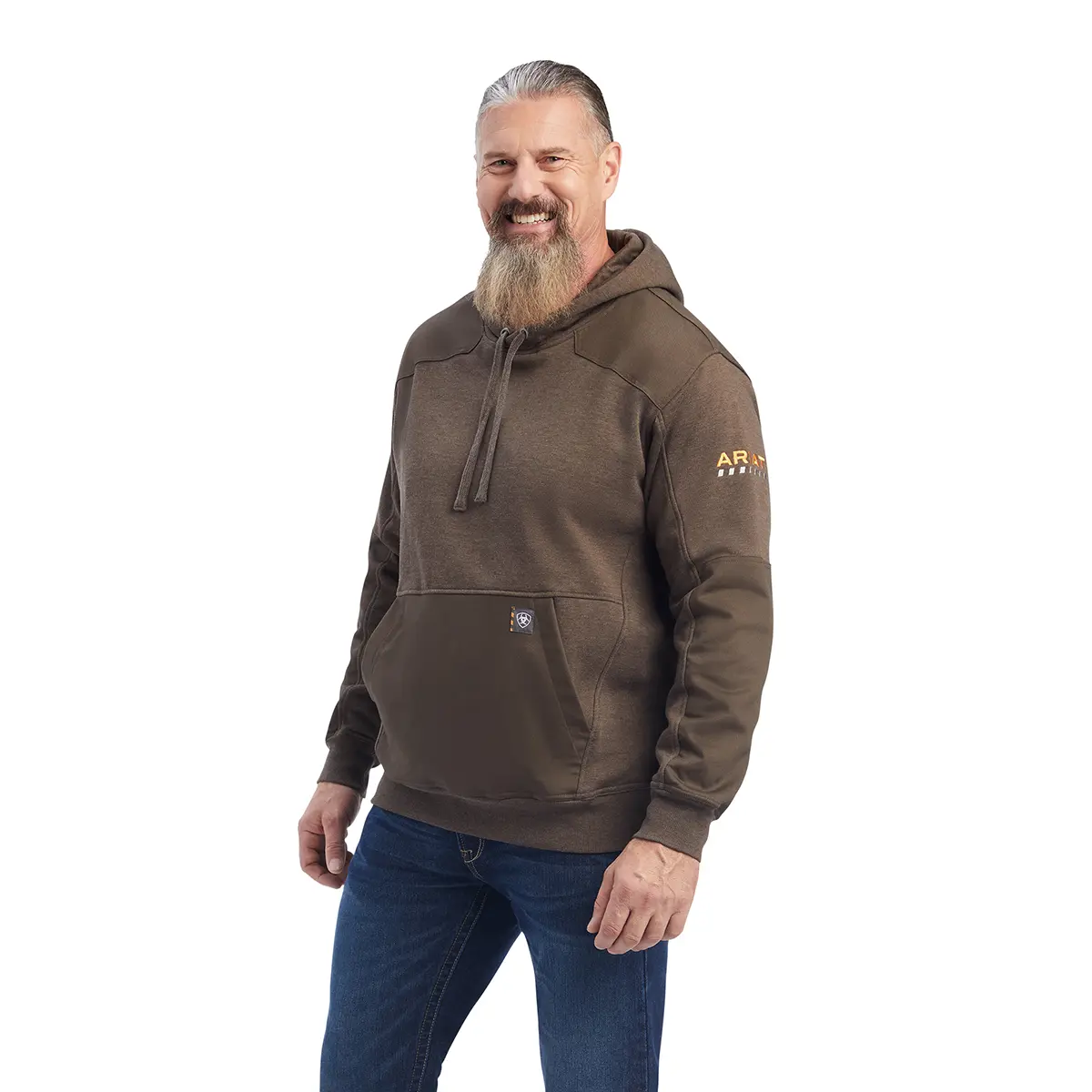 Men's Ariat Rebar Workman DuraCanvas Hoodie - Wren