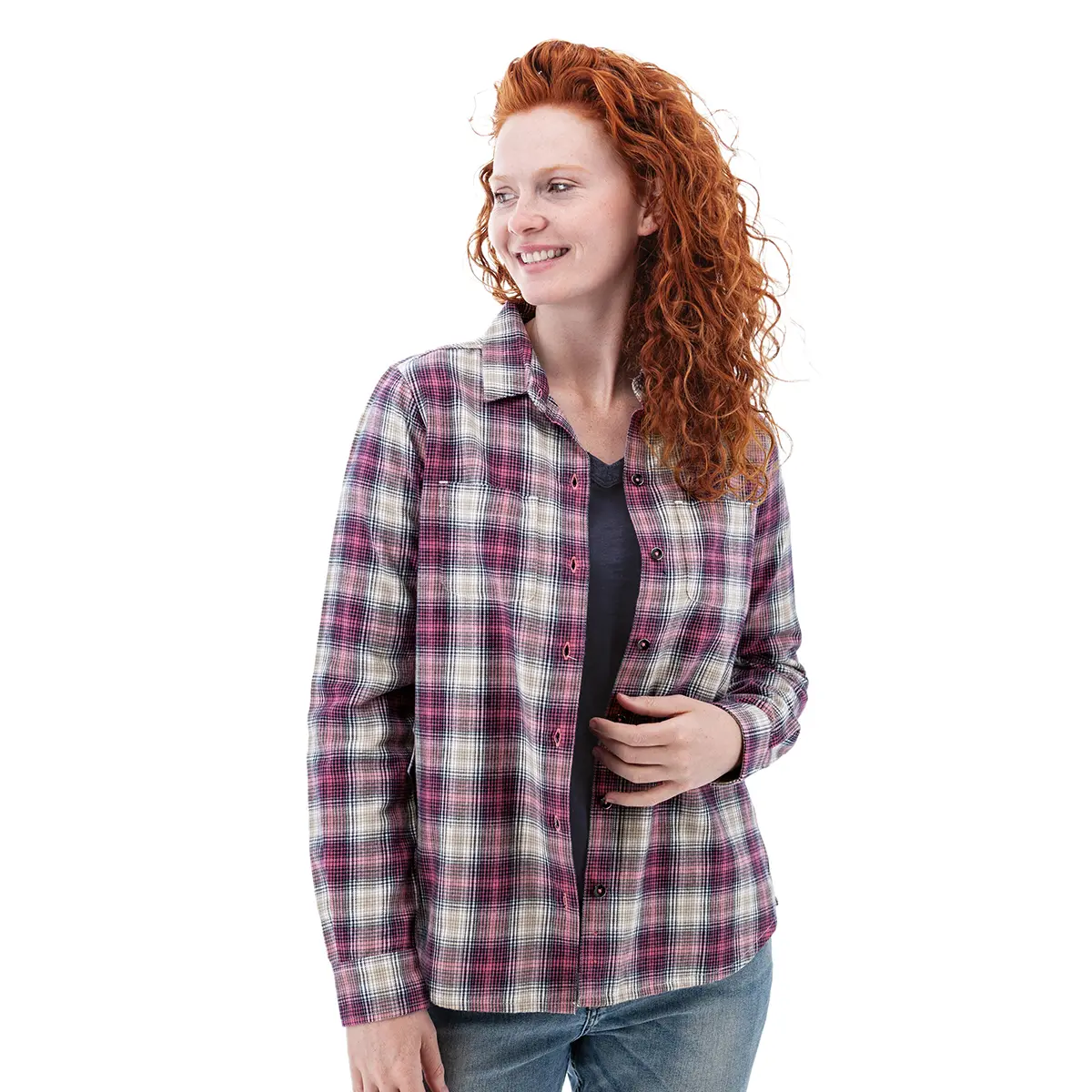 Old Ranch Women's Salina Organic Plaid Shirt