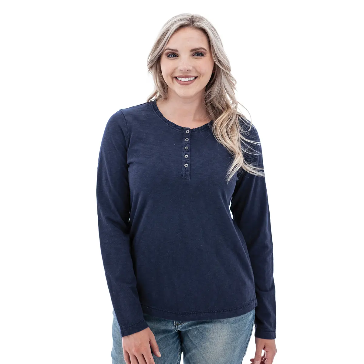 Old Ranch Women's Layla Organic Henley