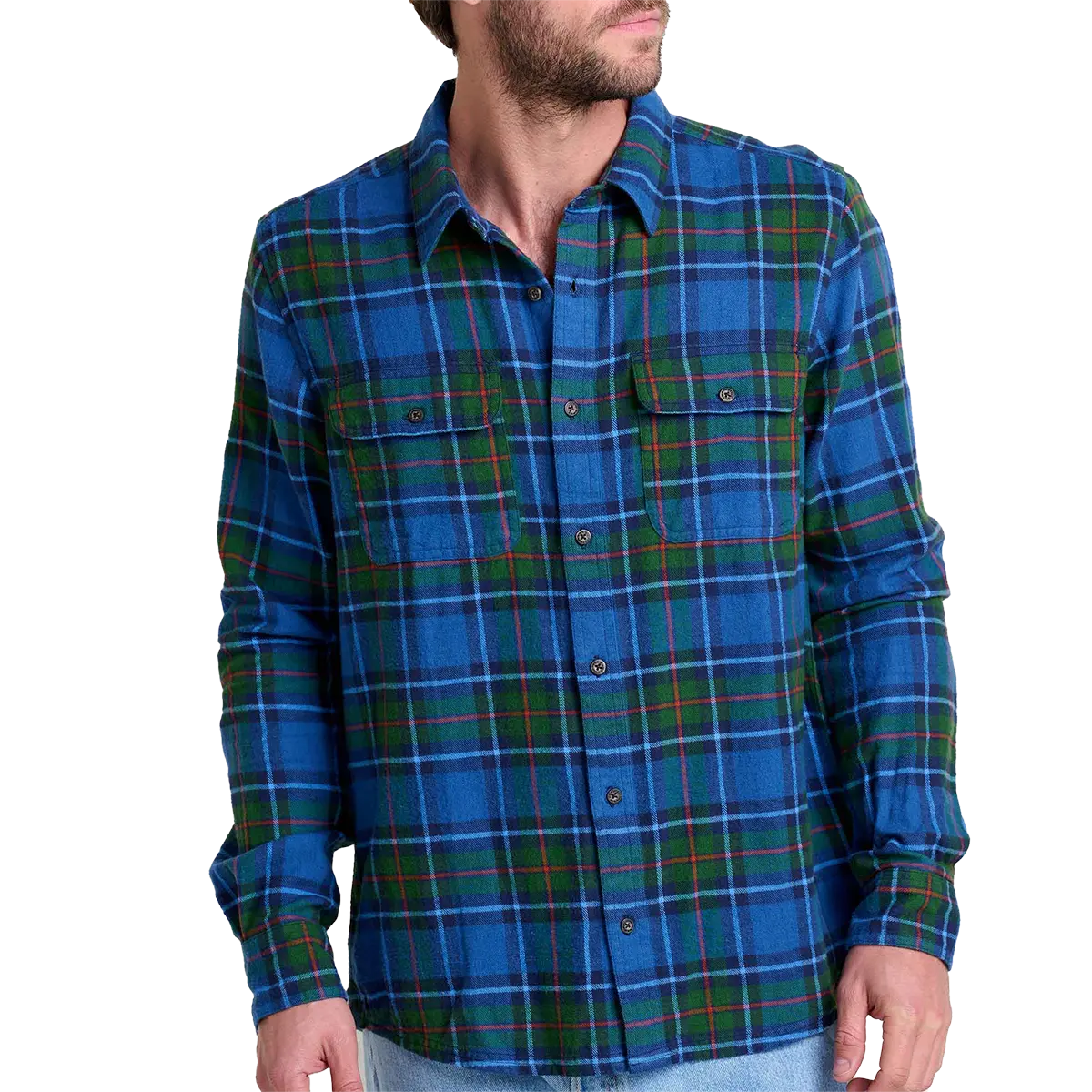 Toad&Co Men's Indigo Flannel Shirt