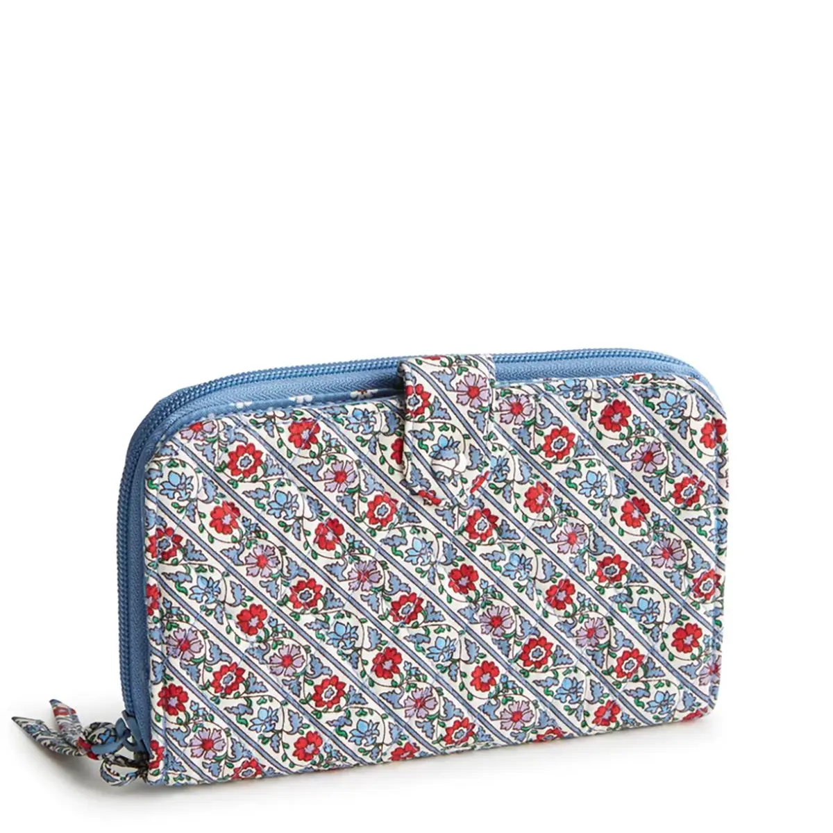 Vera Bradley Large Tab Wallet - Bias Mini Vines Ribbons