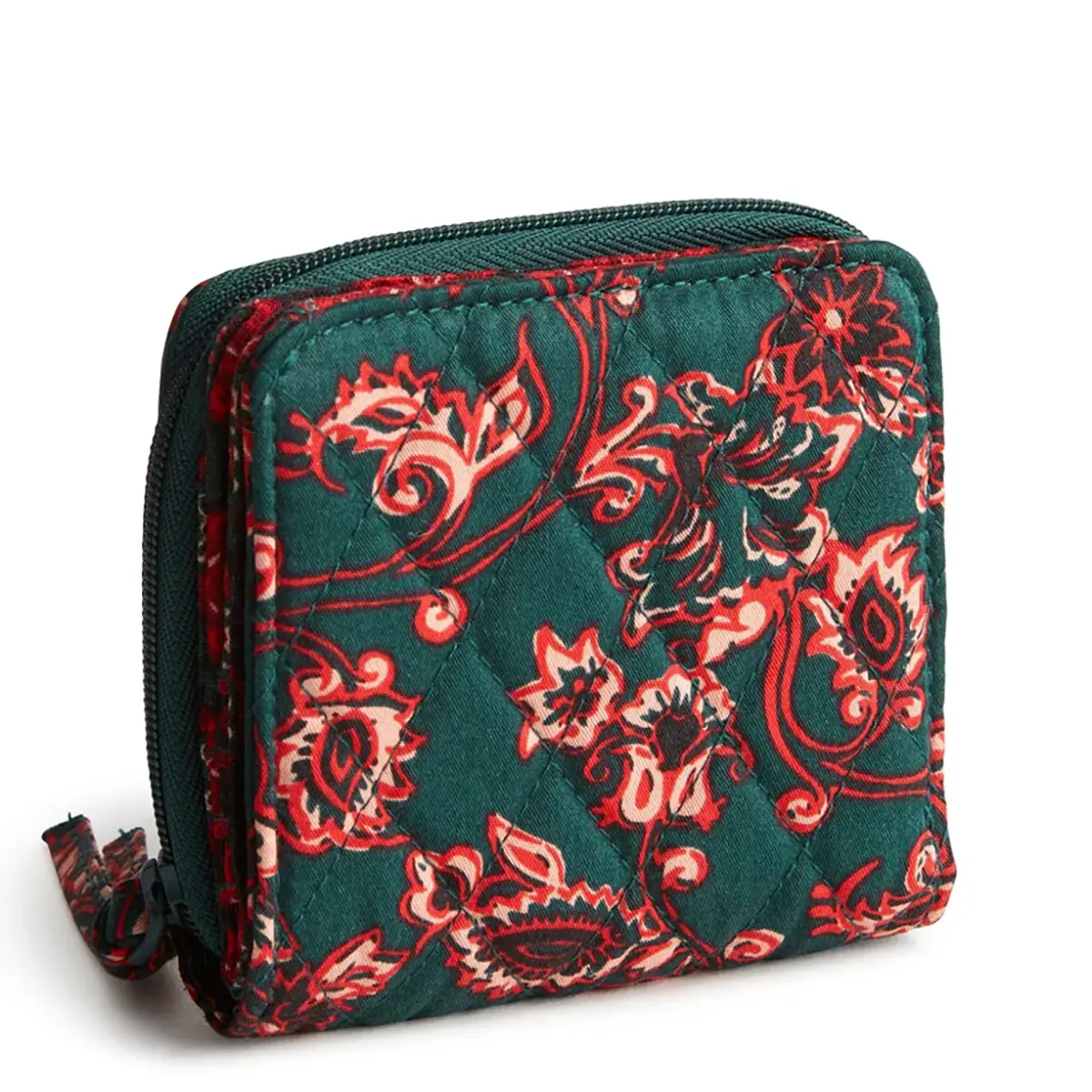 Vera Bradley Small Zip-Around Wallet - Victorian Vines