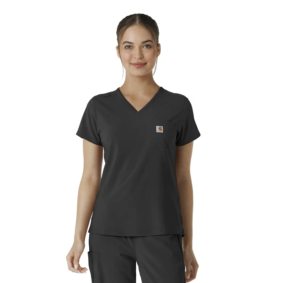 Carhartt Women's Force Cross-Flex Tuck-In Scrub Top