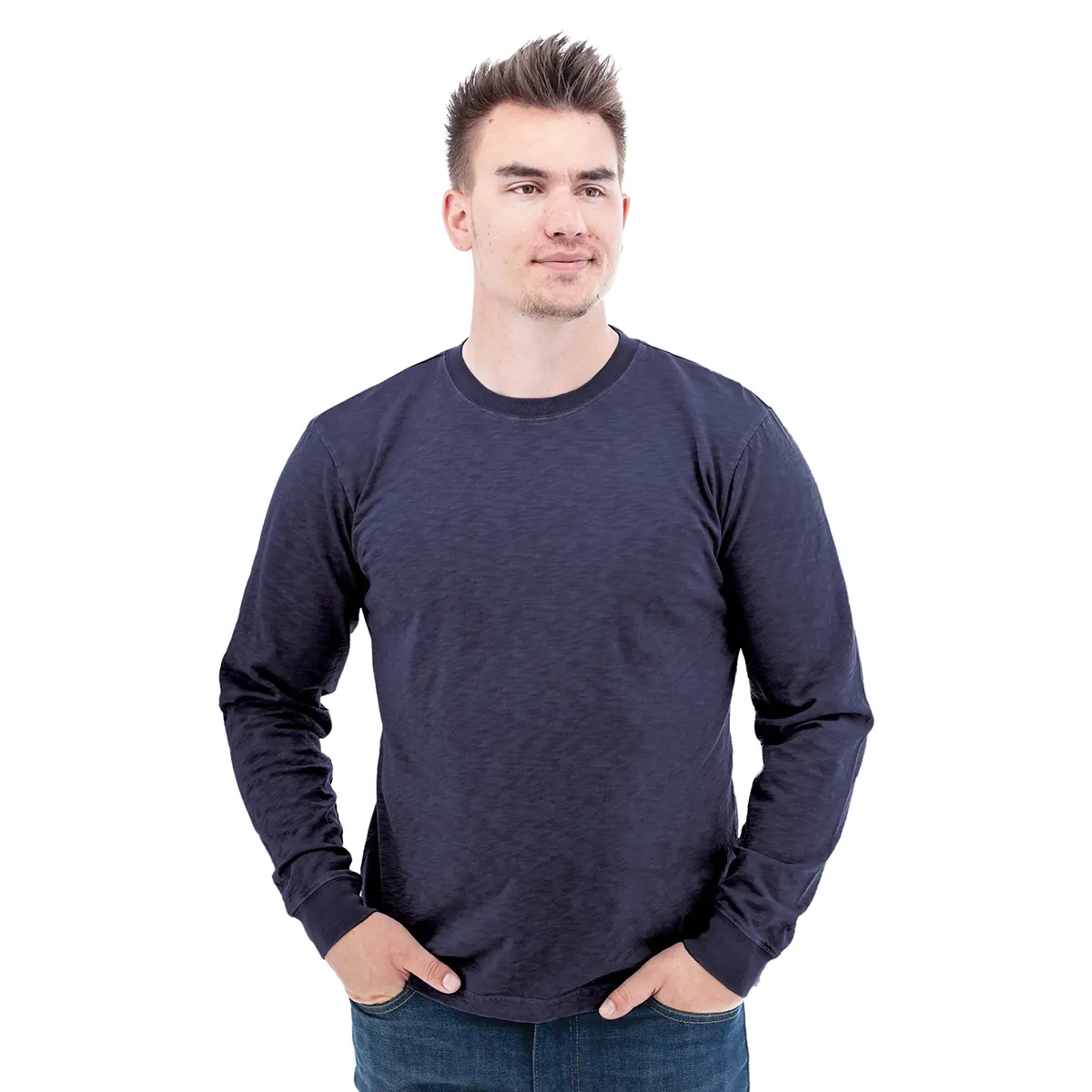 Old Ranch Men's Kayce Organic Long Sleeve T-Shirt