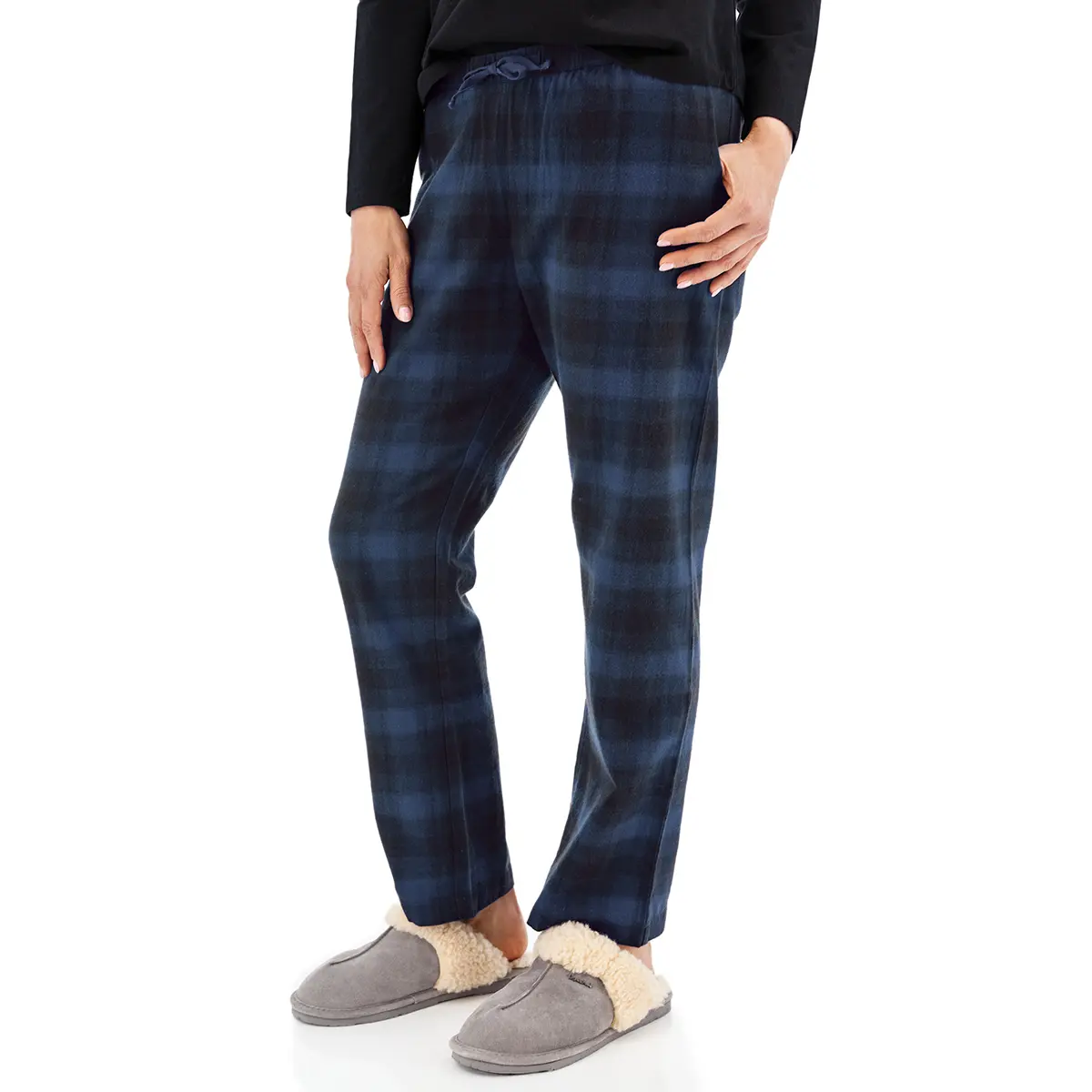 Old Ranch Women's Plaid Organic Flannel Pajama Pant