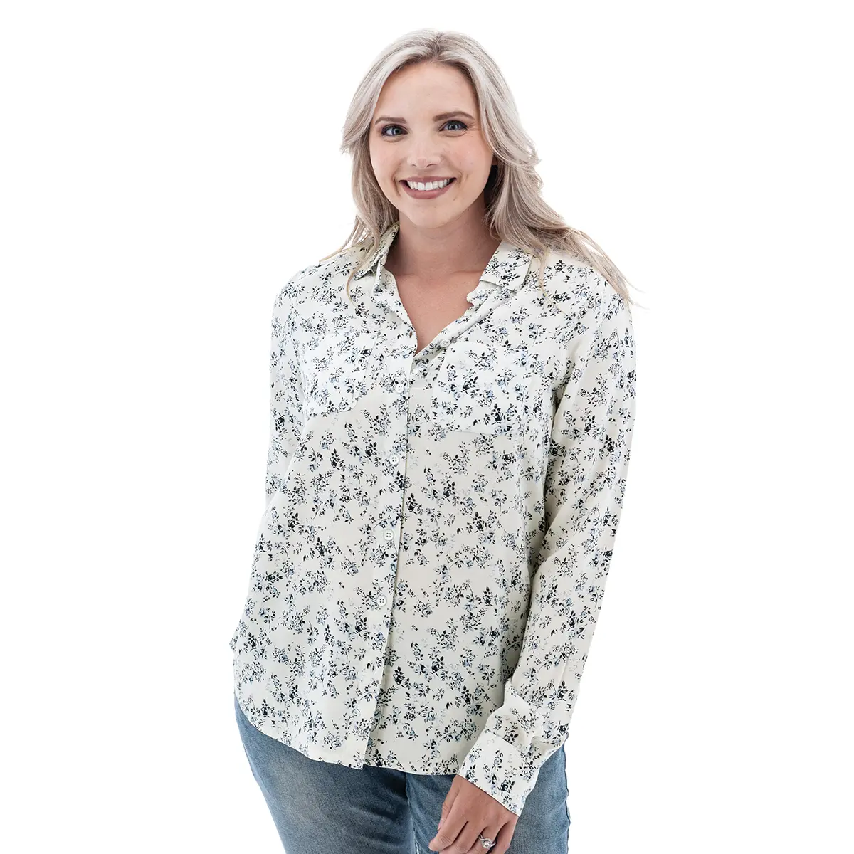 Old Ranch Women's Lilah Floral Print Shirt