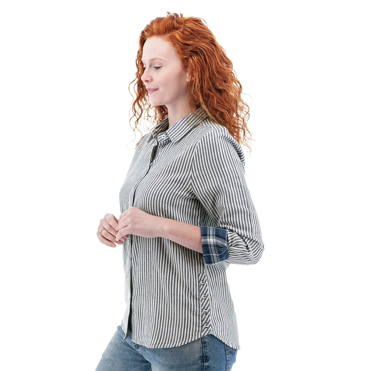 Old Ranch Women's Leena Organic Striped Shirt