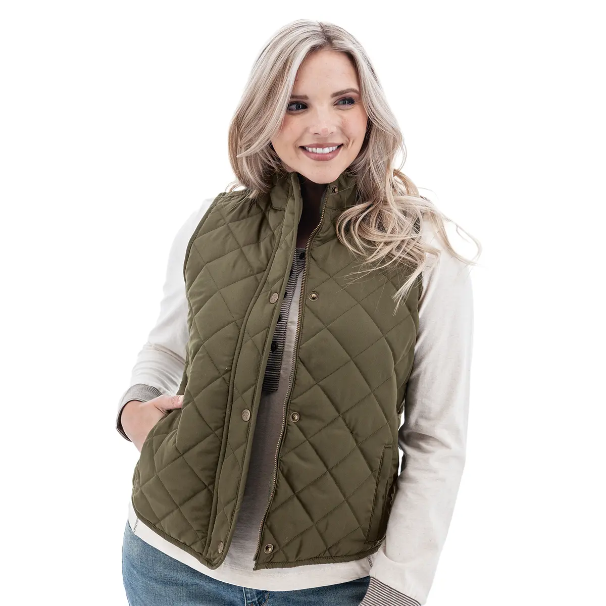 Old Ranch Women's Nora Recycled Quilted Vest