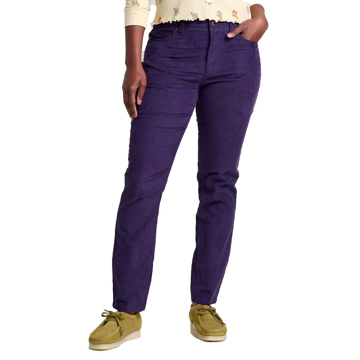 Toad & Co Women's Karuna Cord 5 Pocket Skinny Pant