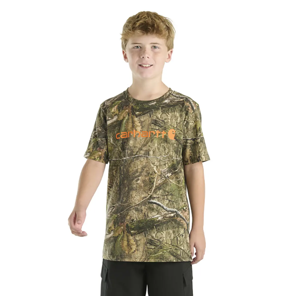 Carhartt Kids' SS Camo Logo T-Shirt