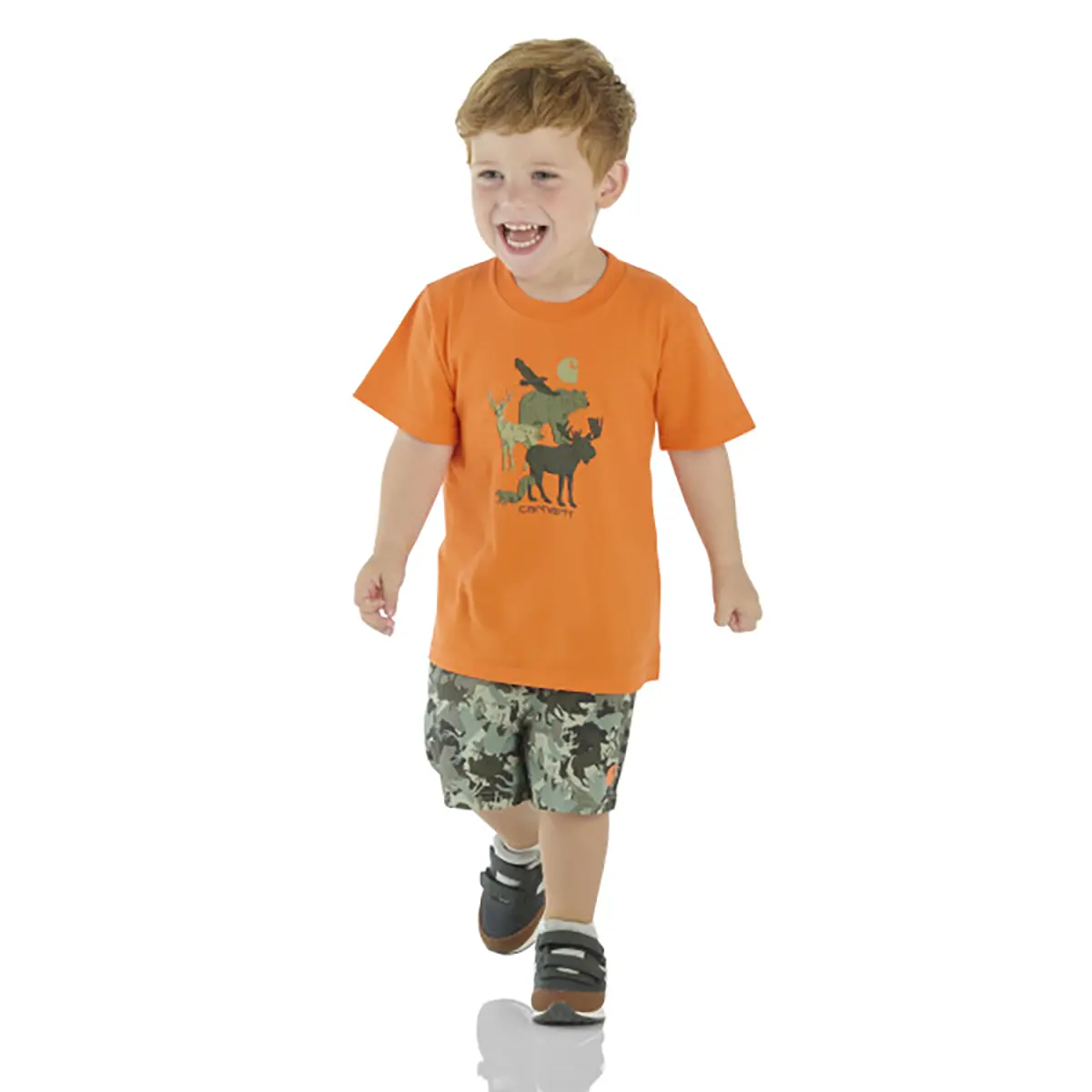 Carhartt Kids Two-Piece Short Sleeve T-Shirt & Woven Camo Short Set